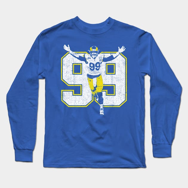 Aaron Donald Long Sleeve T-Shirt by huckblade